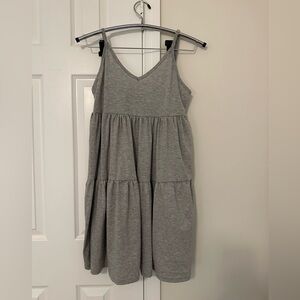 Grey casual sundress / coverup size small